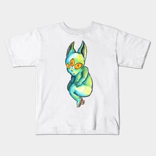 Floating alien Kids T-Shirt